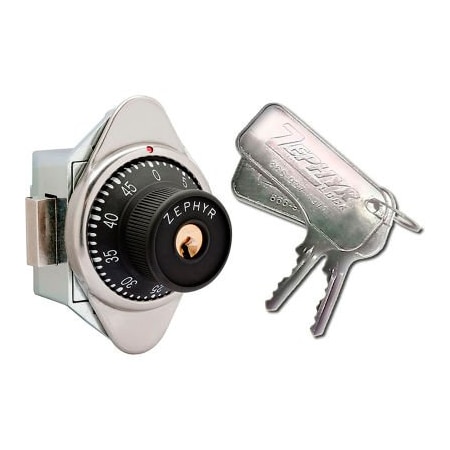 Zephyr Lock Llc Zephyr 1970ADA Built-In Combo Lock - ADA Compliant Manual Dead Bolt - 2 User Keys 1970ADA